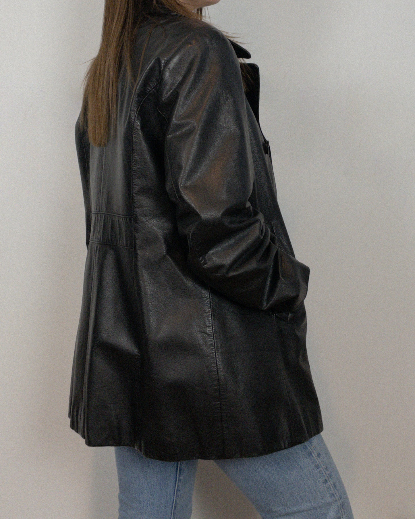 Wilson's Leather Longline Jacket