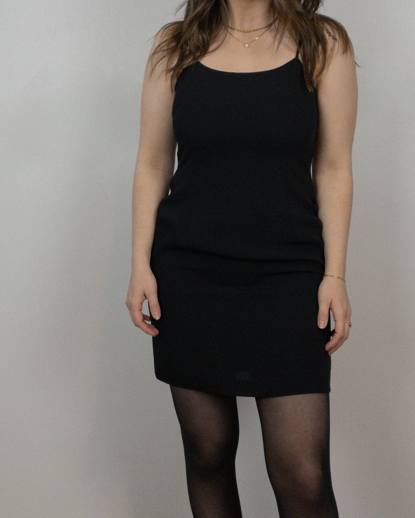 Vintage Strappy Little Black Dress